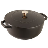 Staub 3.75-qt Essential French Oven, Matte Black