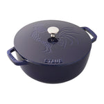 Staub Cast Iron 3.75-qt Essential French Oven Roaster, Dark Blue