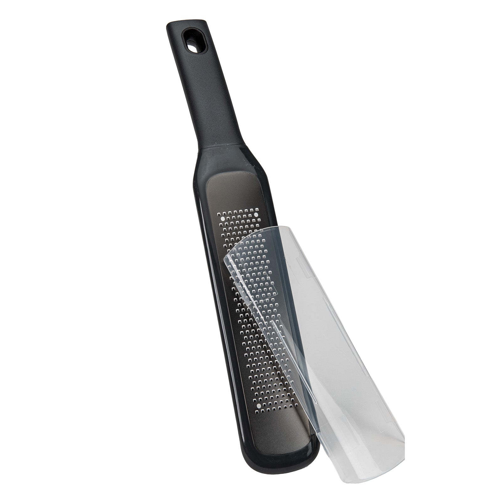 Mobi Handheld Titanium Coated Grater Rasp/Zester with Safety Cover for Garlic, Citrus, Nutmeg