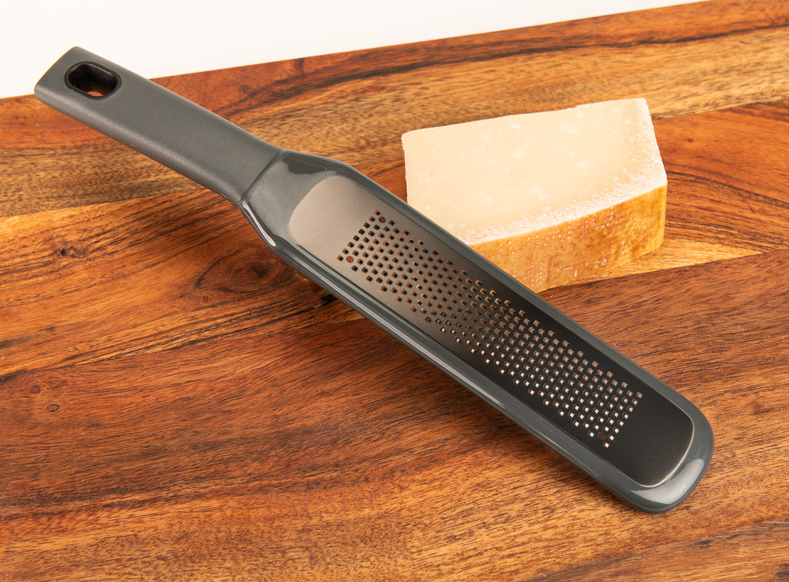 Mobi Handheld Titanium Coated Grater Rasp/Zester with Safety Cover for Garlic, Citrus, Nutmeg