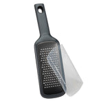Mobi Handheld Titanium Coated Coarse Wide Grater with Safety Cover for Cheese and Vegetables
