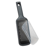 Mobi Handheld Titanium Coated Coarse Wide Grater with Safety Cover for Cheese and Vegetables