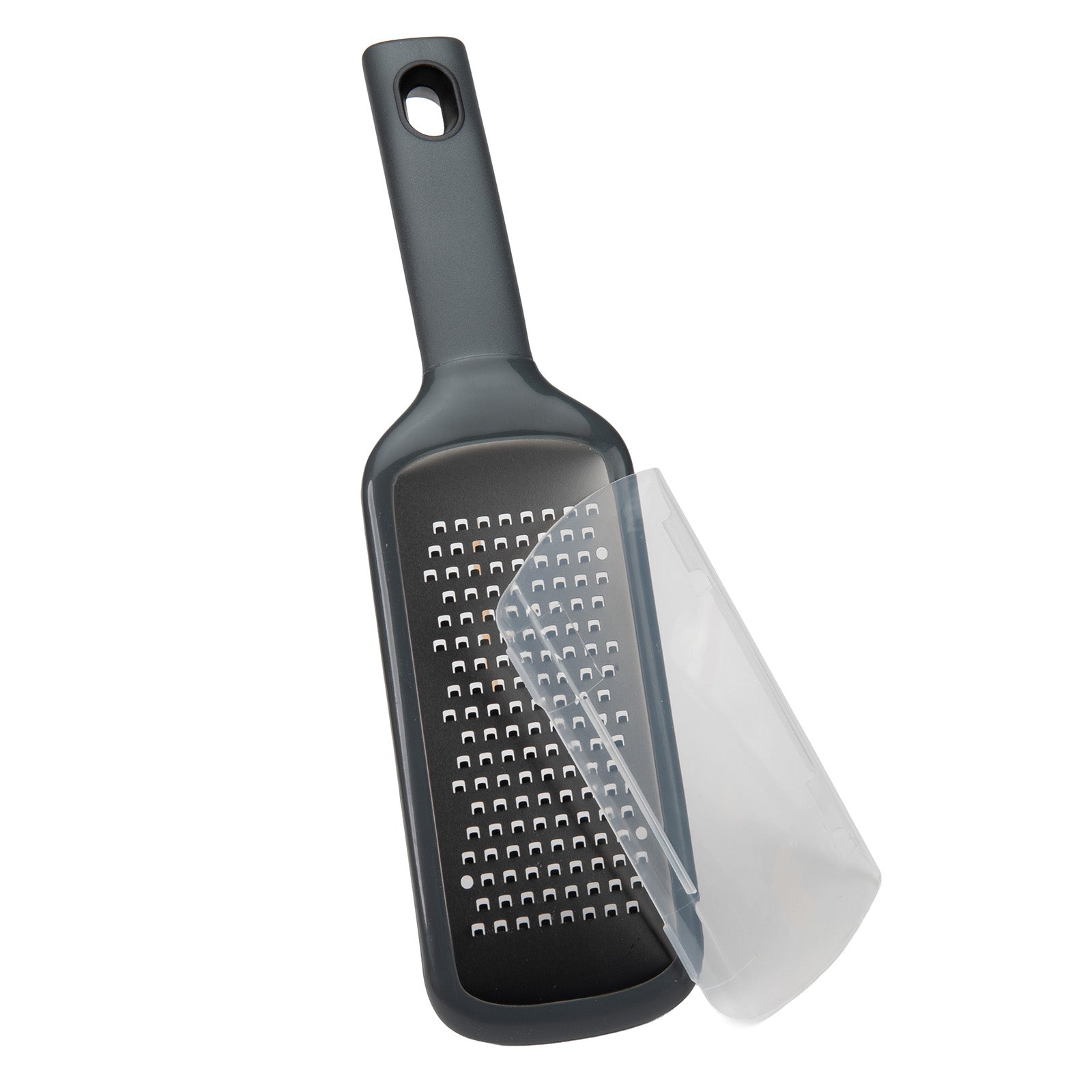 Mobi Handheld Titanium Coated Coarse Wide Grater with Safety Cover for Cheese and Vegetables