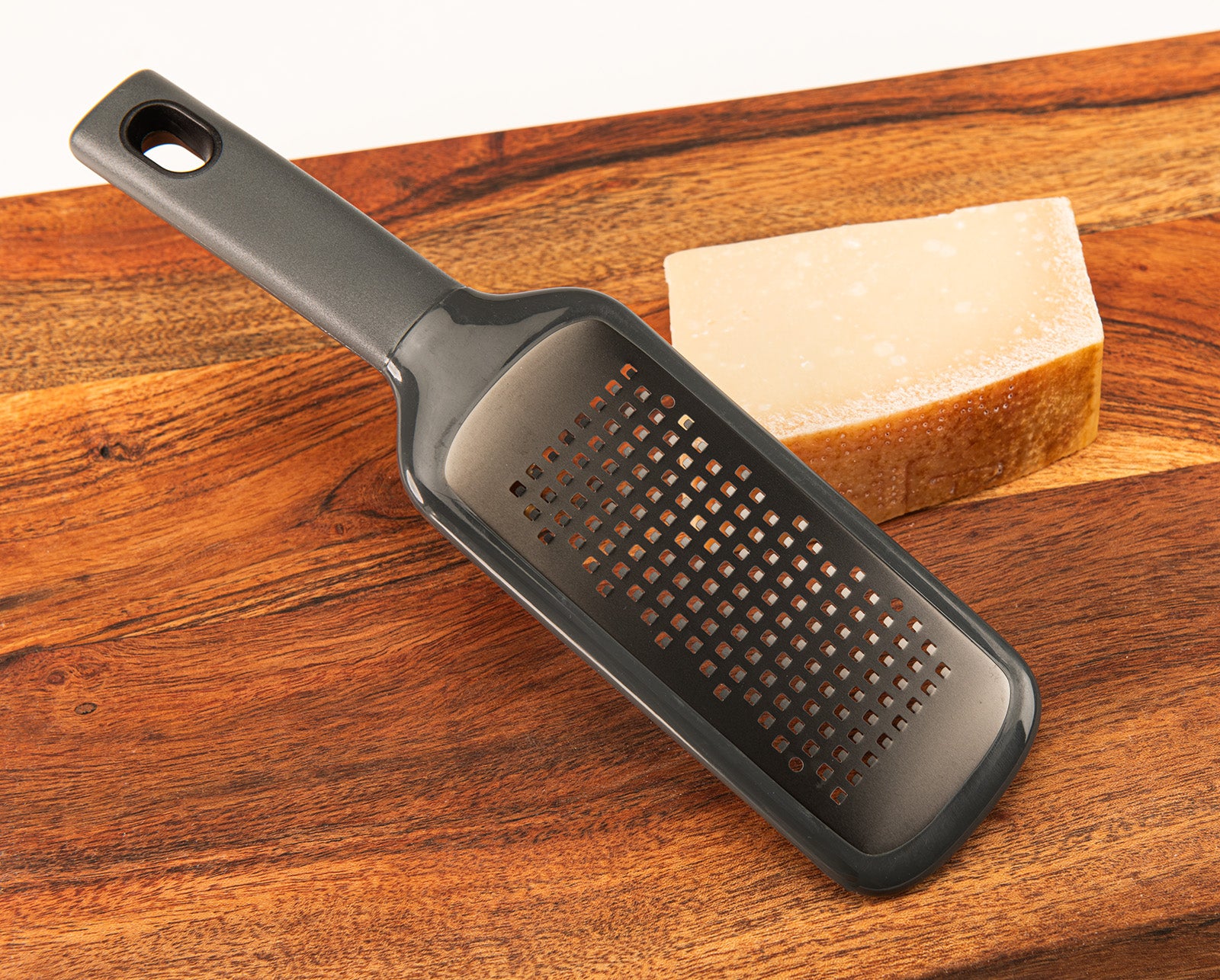 Mobi Handheld Titanium Coated Coarse Wide Grater with Safety Cover for Cheese and Vegetables