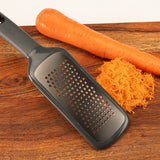 Mobi Handheld Titanium Coated Coarse Wide Grater with Safety Cover for Cheese and Vegetables