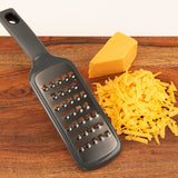 Mobi Handheld Titanium Coated Extra Coarse Wide Grater with Safety Cover for Cheese and Vegetables