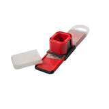 Mobi Garlic Slicer and Grater Large Capacity, Red
