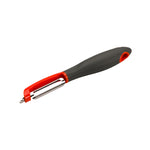 Mobi Serrated Fruit and Vegetable Peeler, Red