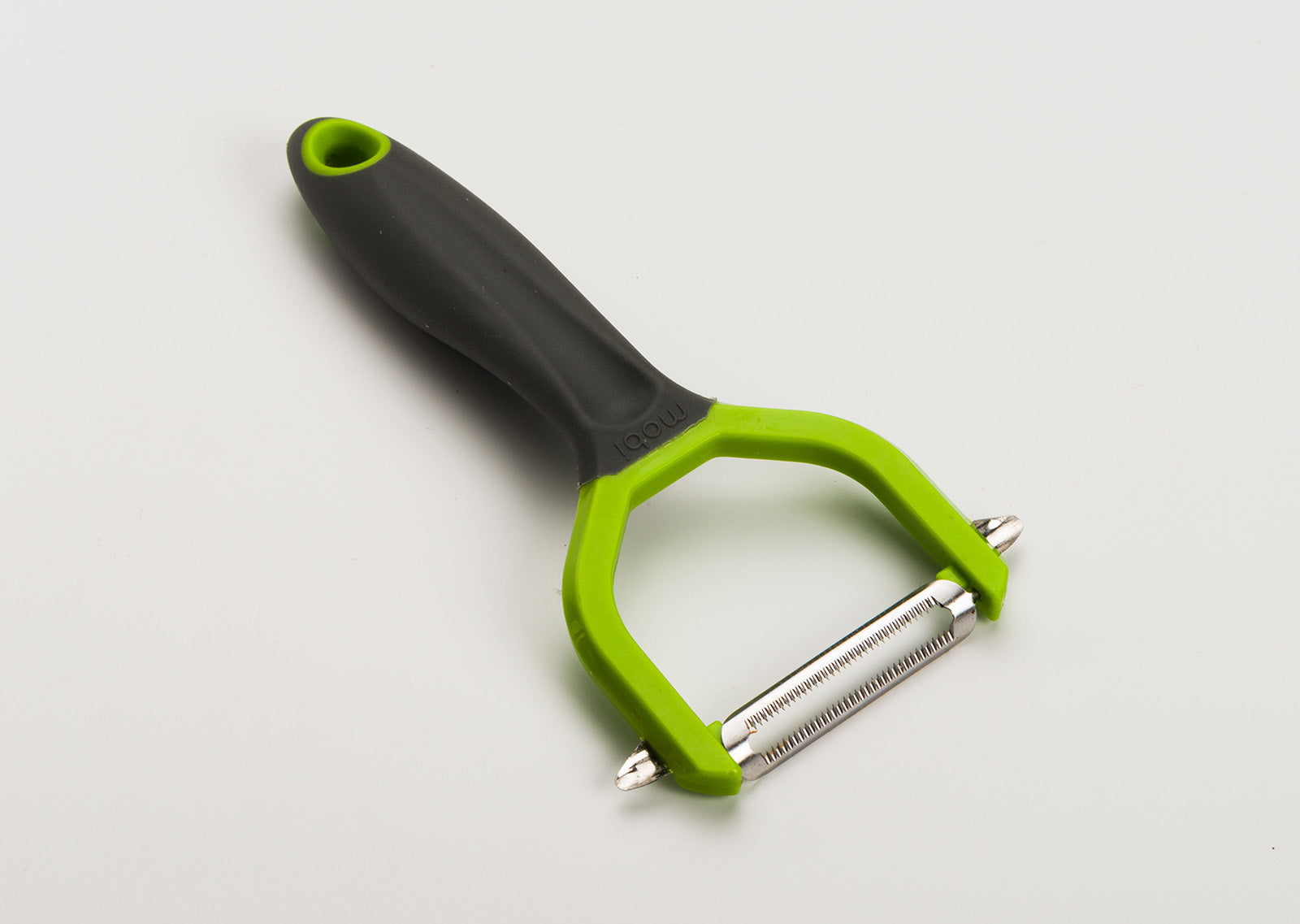 Mobi Serrated Y Peeler for Fruits and Vegetables, Green