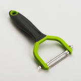 Mobi Serrated Y Peeler for Fruits and Vegetables, Green