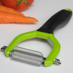 Mobi Serrated Y Peeler for Fruits and Vegetables, Green