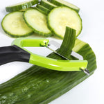 Mobi Serrated Y Peeler for Fruits and Vegetables, Green