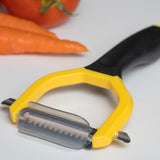 Mobi Julienne Y Peeler for Fruits and Vegetables, Yellow