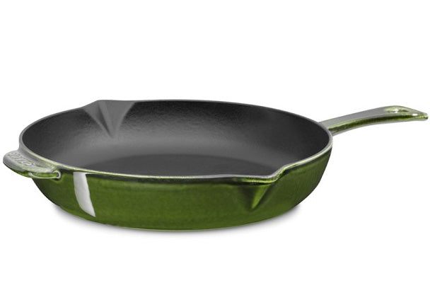 Staub 10" Cast Iron Fry Pan, Basil