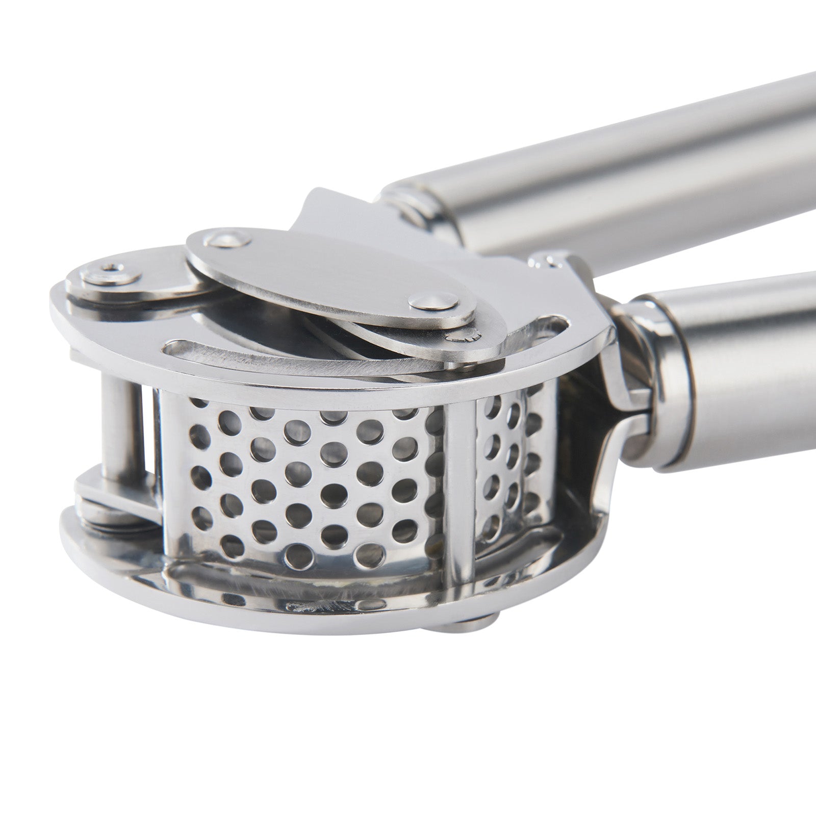 Rosle Stainless Steel Mincing Garlic / Ginger Press with Scraper, 9-inch