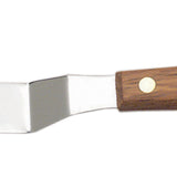 Ateco Natural Wood Small Sized Offset Icing Spatula, 4.5 Inch