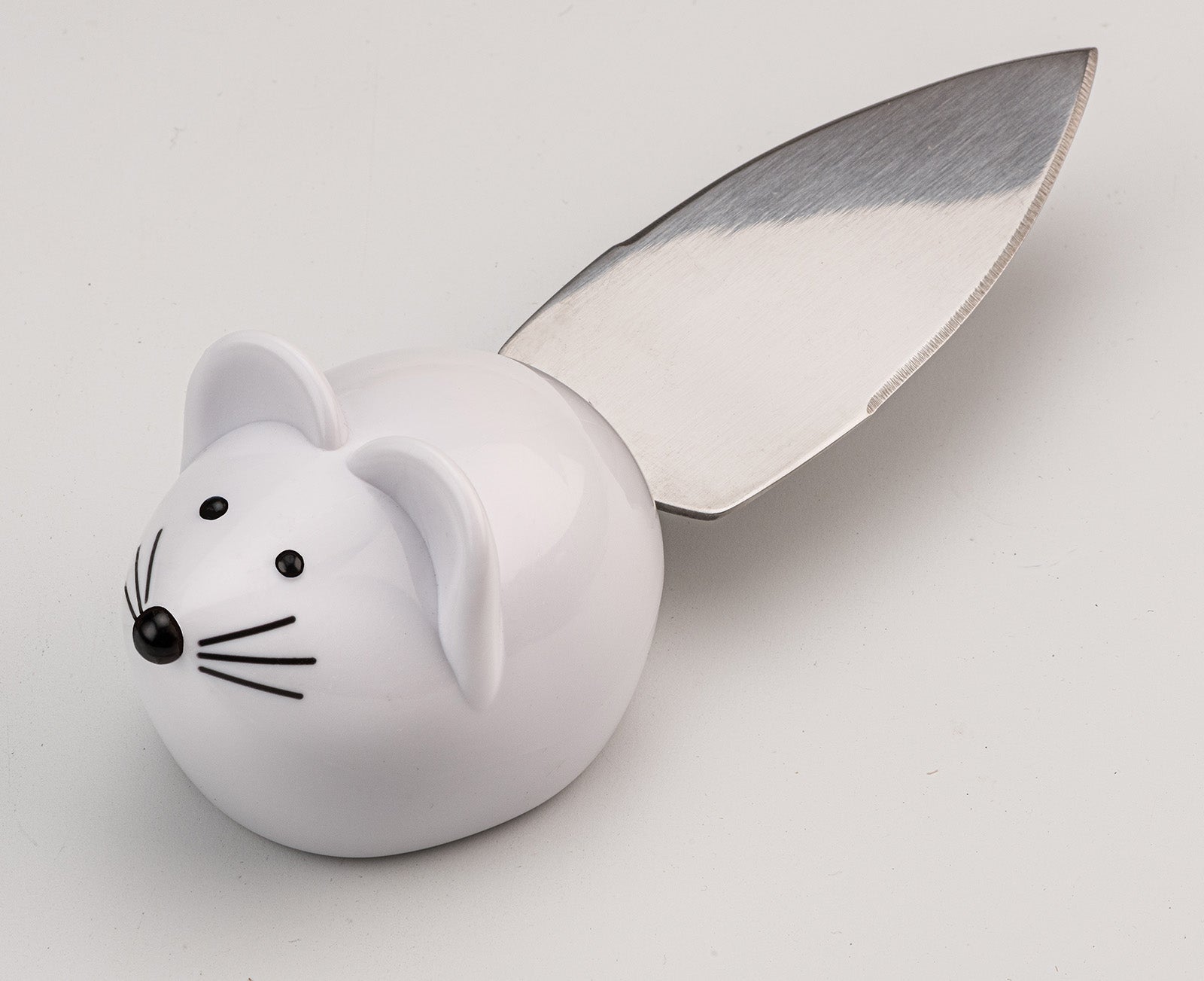 Mobi Mouse House Cheese Wheel Server Board with 3 Mice Cheese Knife Tools