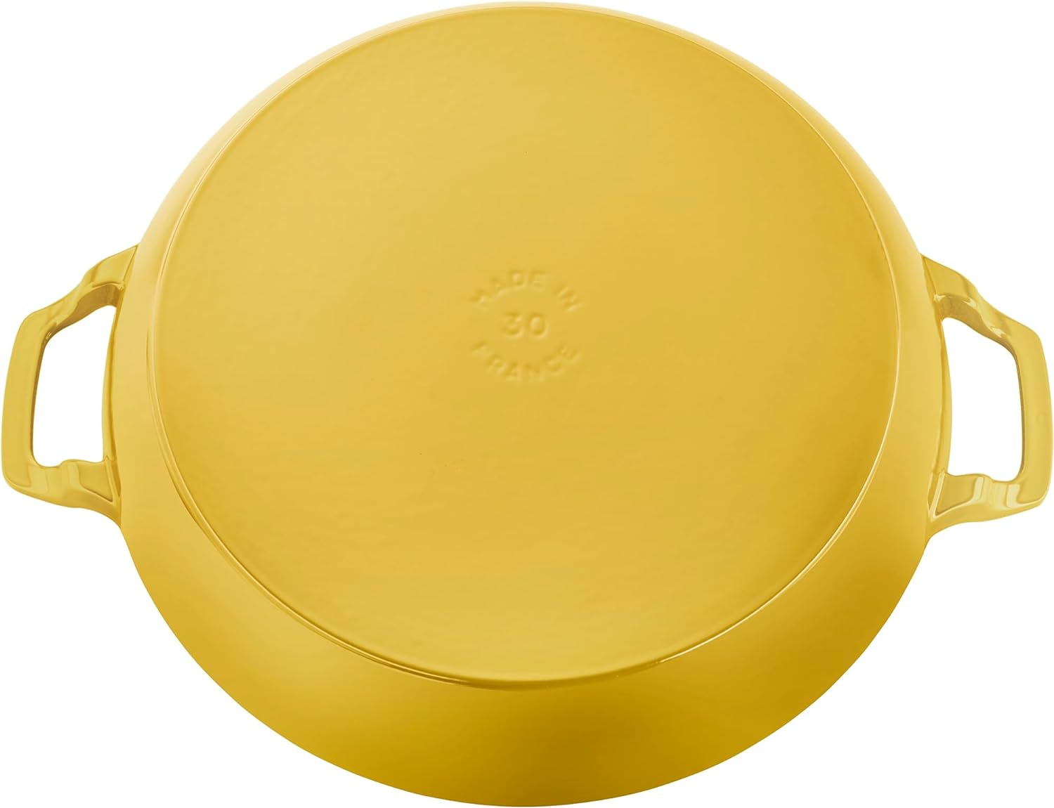 Staub Cast Iron 3.5-qt Braiser with Glass Lid, Citron