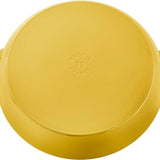 Staub Cast Iron 3.5-qt Braiser with Glass Lid, Citron