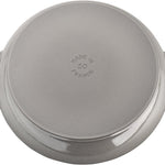 Staub Cast Iron 3.5-qt Braiser with Glass Lid, Graphite Grey
