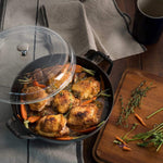 Staub Cast Iron 3.5-qt Braiser with Glass Lid, Graphite Grey