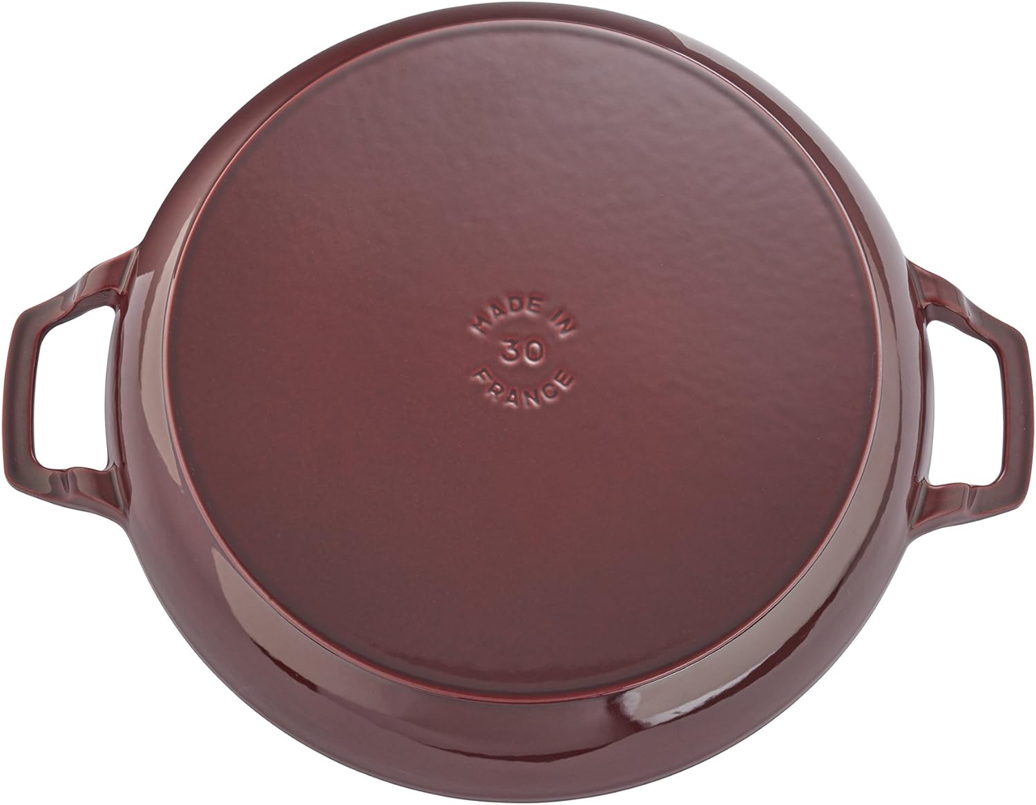 Staub Cast Iron 3.5-qt Braiser with Glass Lid, Grenadine