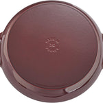Staub Cast Iron 3.5-qt Braiser with Glass Lid, Grenadine