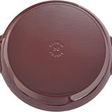 Staub Cast Iron 3.5-qt Braiser with Glass Lid, Grenadine