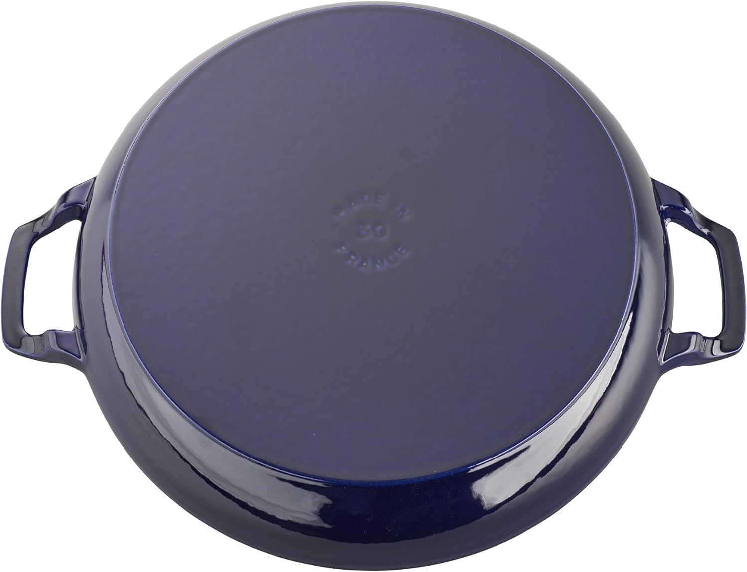 Staub Cast Iron 3.5-qt Braiser with Glass Lid, Dark Blue