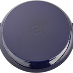 Staub Cast Iron 3.5-qt Braiser with Glass Lid, Dark Blue