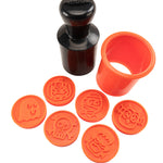 Mobi Cookie Factory Set of 6 Cookie Stamps, Halloween Edition