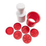Mobi Cookie Factory Set of 6 Cookie Stamps, Christmas Edition