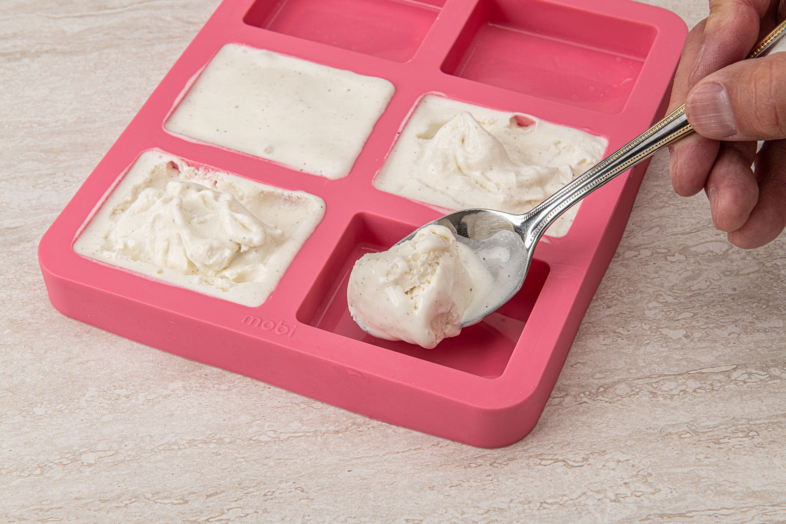 Mobi Silicone Ice Cream Sandwich Maker, Cow
