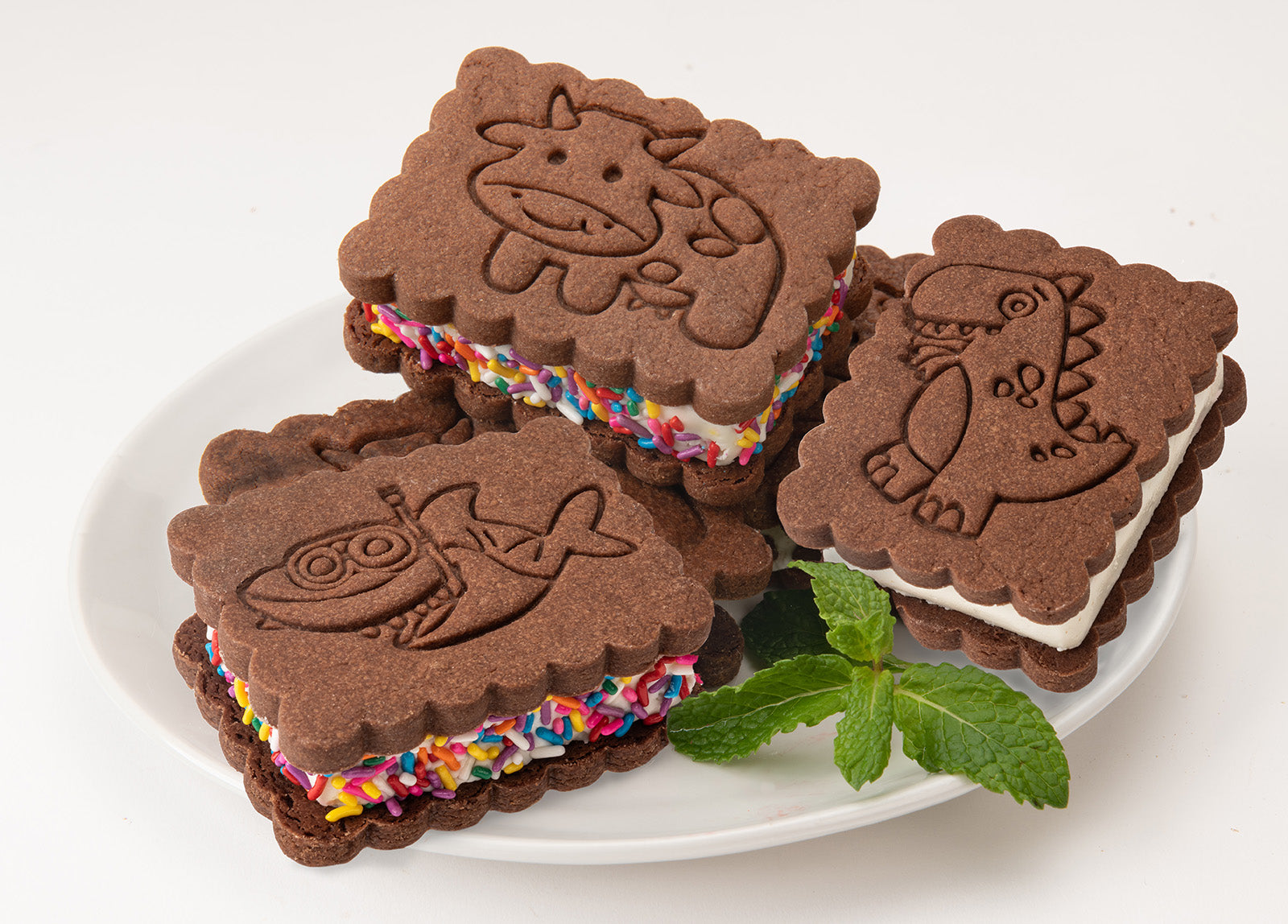 Mobi Silicone Ice Cream Sandwich Maker, T-Rex