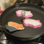 Mobi Little Piggy Silicone Pancake and Egg Molds, set of 2