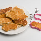 Mobi Little Piggy Silicone Pancake and Egg Molds, set of 2