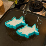 Mobi Shark Bite Silicone Pancake and Egg Molds, set of 2