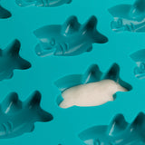 Mobi 12 Pigs in a Blanket Silicone Snack Mold, Shark Bites