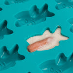 Mobi 12 Pigs in a Blanket Silicone Snack Mold, Shark Bites