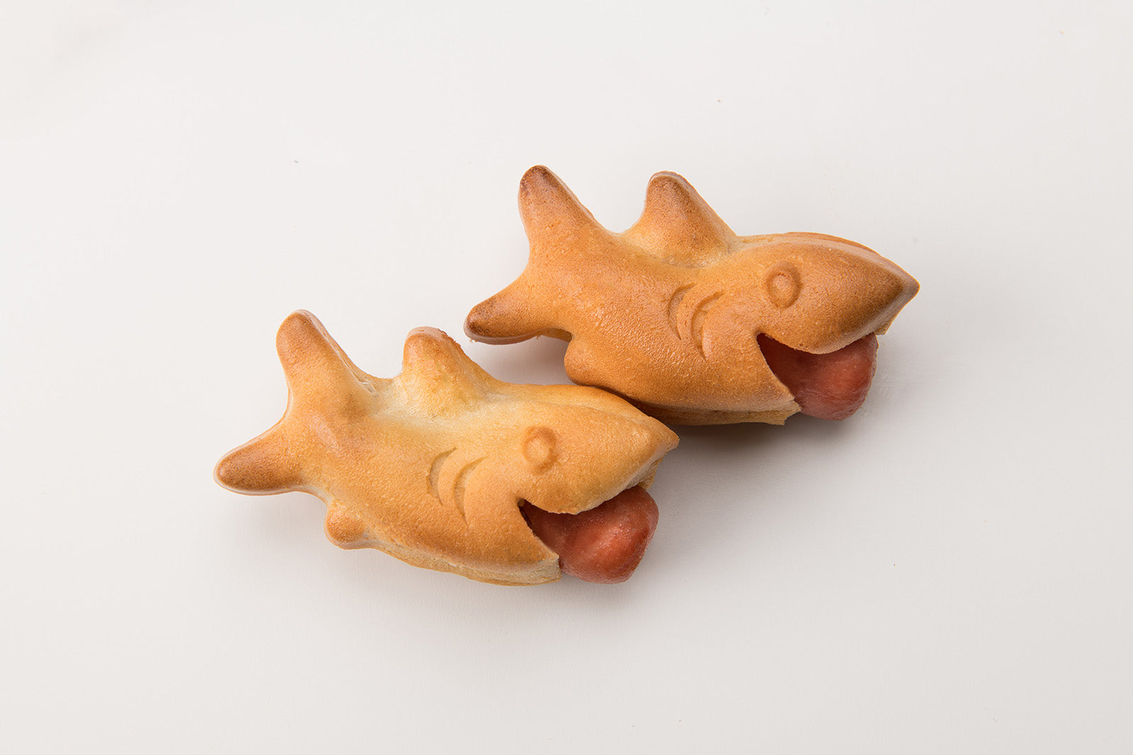 Mobi 12 Pigs in a Blanket Silicone Snack Mold, Shark Bites