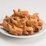 Mobi 12 Pigs in a Blanket Silicone Snack Mold, Shark Bites