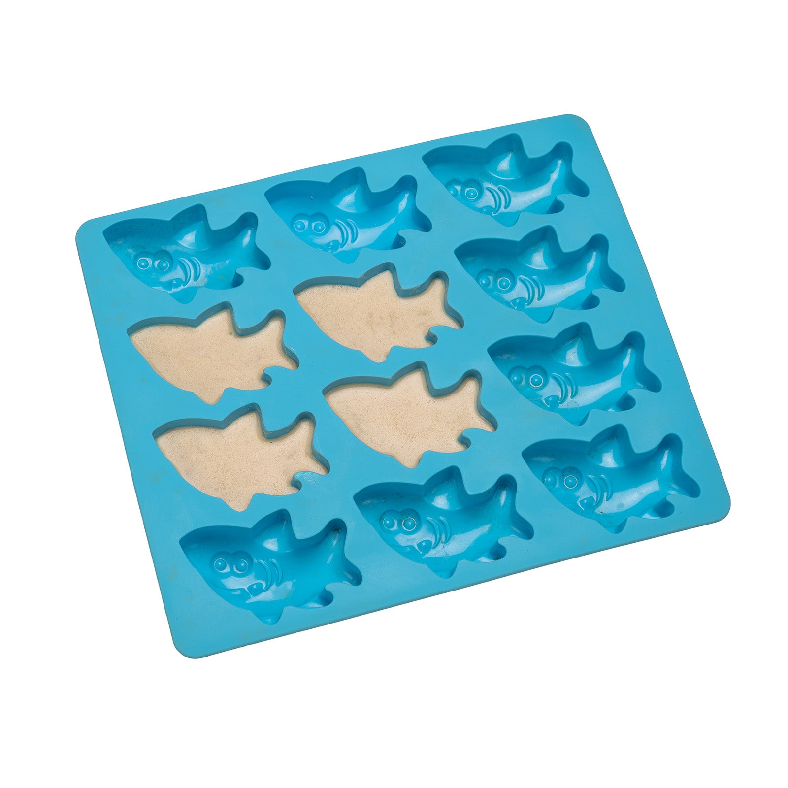 Mobi 12 Shark Bites 2.0 Silicone Snack Mold, Little Pigs in Blankets