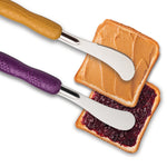 Mobi PB&J Peanut Butter and Jelly 2-in-1 Spreader Knives, Set of 2