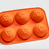 Mobi Hot Chocolate Silicone Cocoa Bombs Molds, Halloween Skull