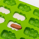 Mobi 12 Pigs in a Blanket Silicone Snack Mold, Franken-wennies