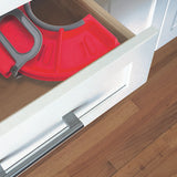 Mobi Folding Microwave Tray, Red