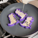 Mobi Dino Bites Silicone Egg and Pancake Molds, Set of 3