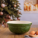 Mason Cash Deck The Halls 3 Piece Ceramic Mixing Bowl Set
