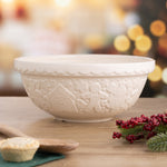Mason Cash Gingerbread Lane Mixing Bowl Set of 3 | Stoneware Nesting Bowls, Holiday Theme