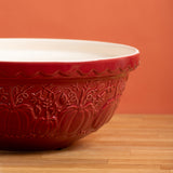 Mason Cash Pumpkin Mixing Bowl Set of 3 | Stoneware Nesting Bowls, Fall Harvest